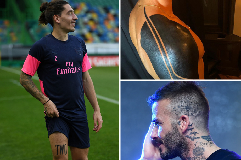 Joe Hart, Bellerin, Alli và những hình xăm xấu nhất làng bóng đá thế giới