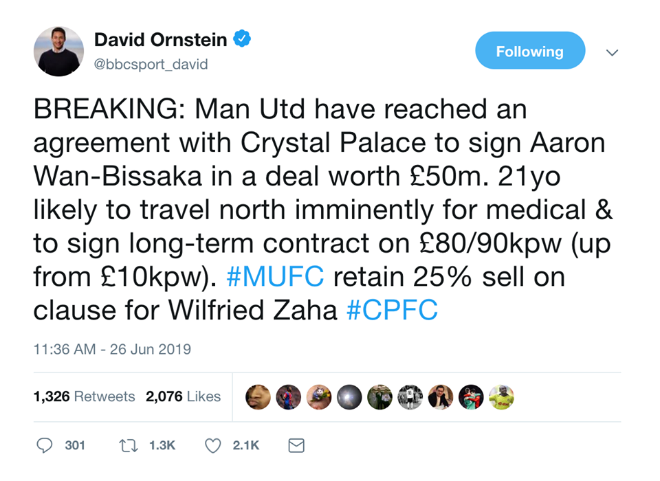Tin bóng đá 26/6: MU và Crystal Palace đạt thỏa thuận chuyển nhượng Wan-Bissaka với giá khủng