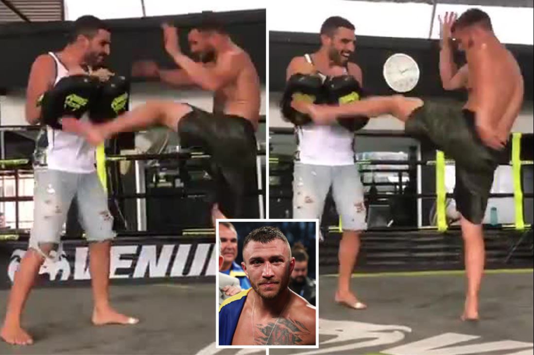 Bị Henry Cejudo thách đấu, Vasyl Lomachenko khoe kỹ năng Muay Thai "dằn mặt"