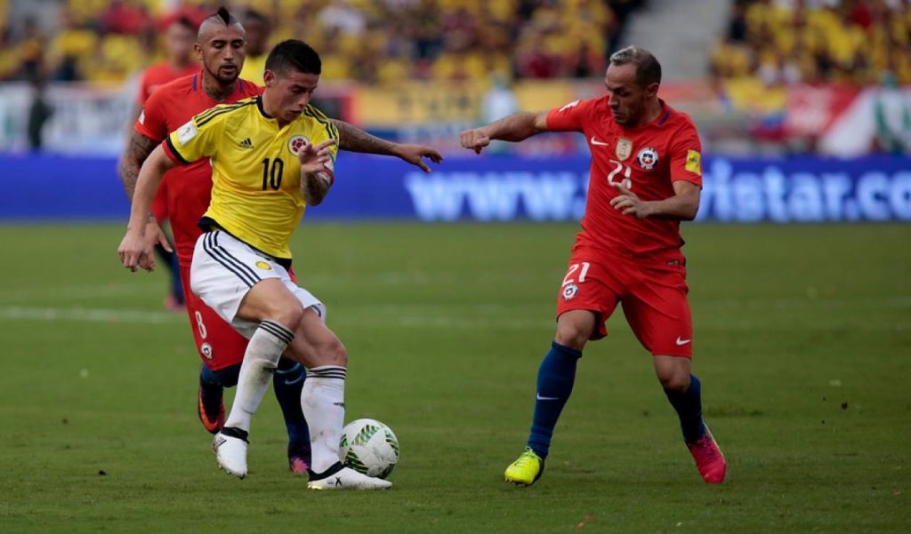 Xem trực tiếp Colombia vs Chile trên kênh nào?