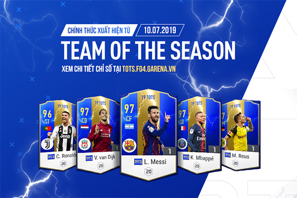 FIFA Online 4 Việt Nam chuẩn bị cập nhật thể TOTS