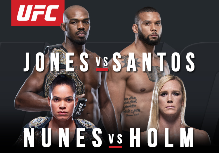 TRỰC TIẾP UFC 239: Jon Jones vs Thiago Santos