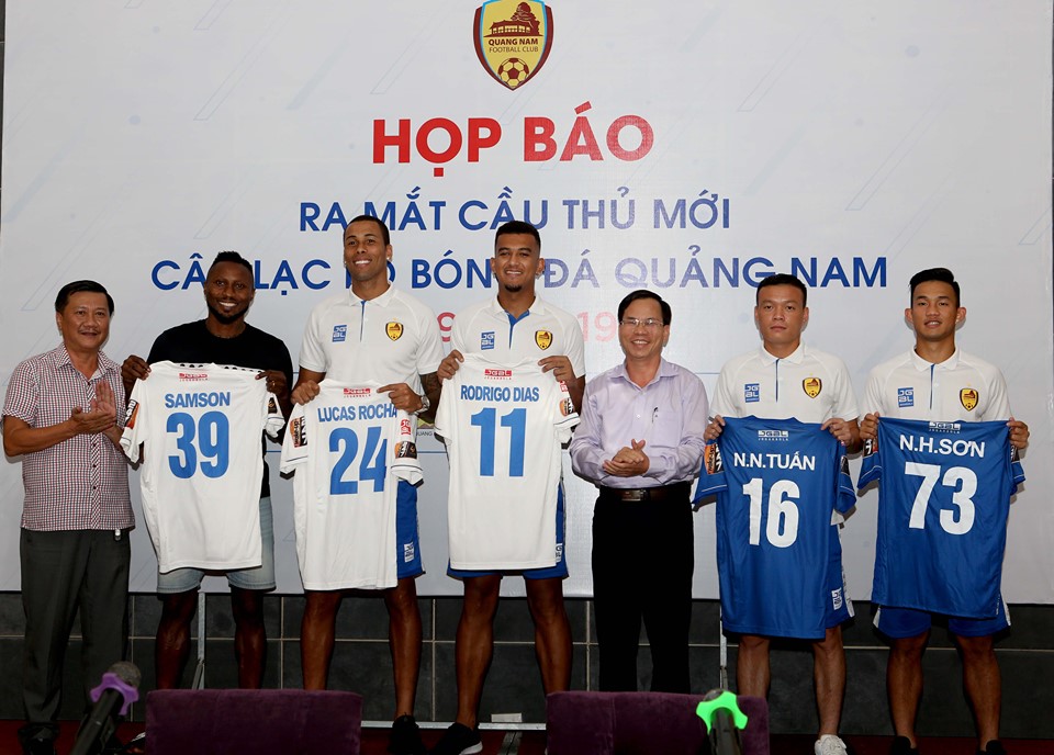 Quảng Nam ra mắt dàn tân binh ngay sau trận thắng HAGL