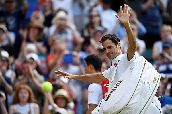 Tứ kết Wimbledon 2019: Federer lại lập kỷ lục