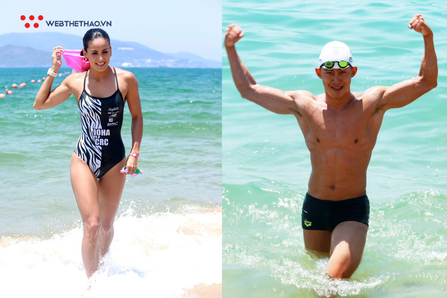 Hoa hậu Costa Rica và dàn trai elite 6 múi thử độ khó đường bơi Challenge Vietnam 2019