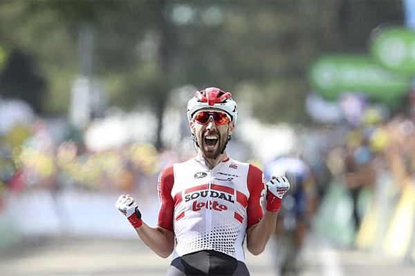 Chặng 8 Tour de France 2019: Thomas de Gendt về nhất, Alaphilippe giật lại áo vàng