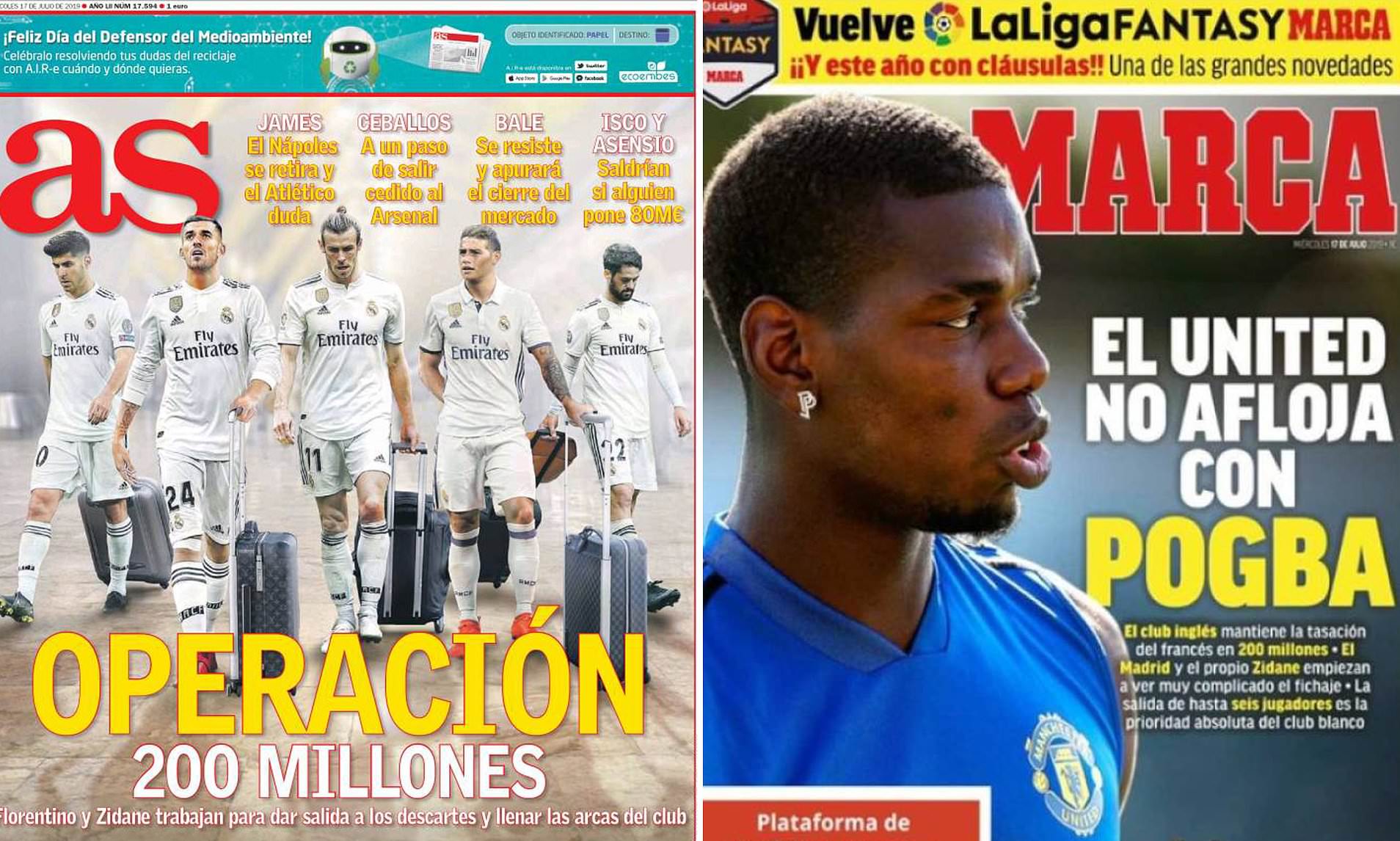 Real Madrid lên kế hoạch thanh lý 200 triệu để gây quỹ chiêu mộ Pogba