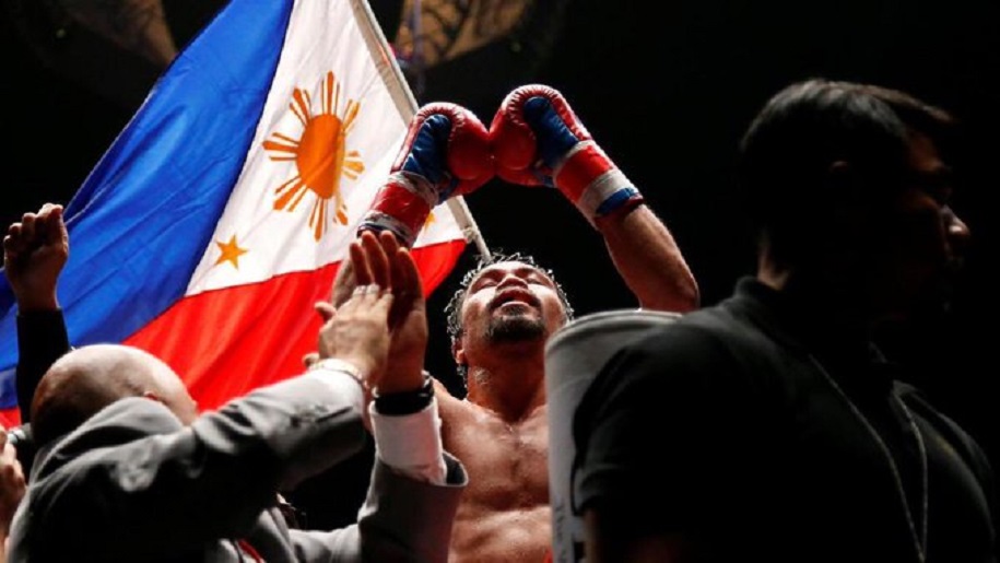 Chùm ảnh: Những khoảnh khắc đáng nhớ trong trận Manny Pacquiao vs Keith Thurman
