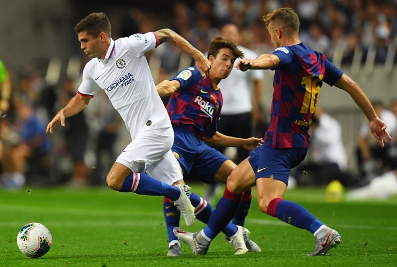 Abraham và Barkley nổ súng và những điểm nhấn từ trận Barca vs Chelsea