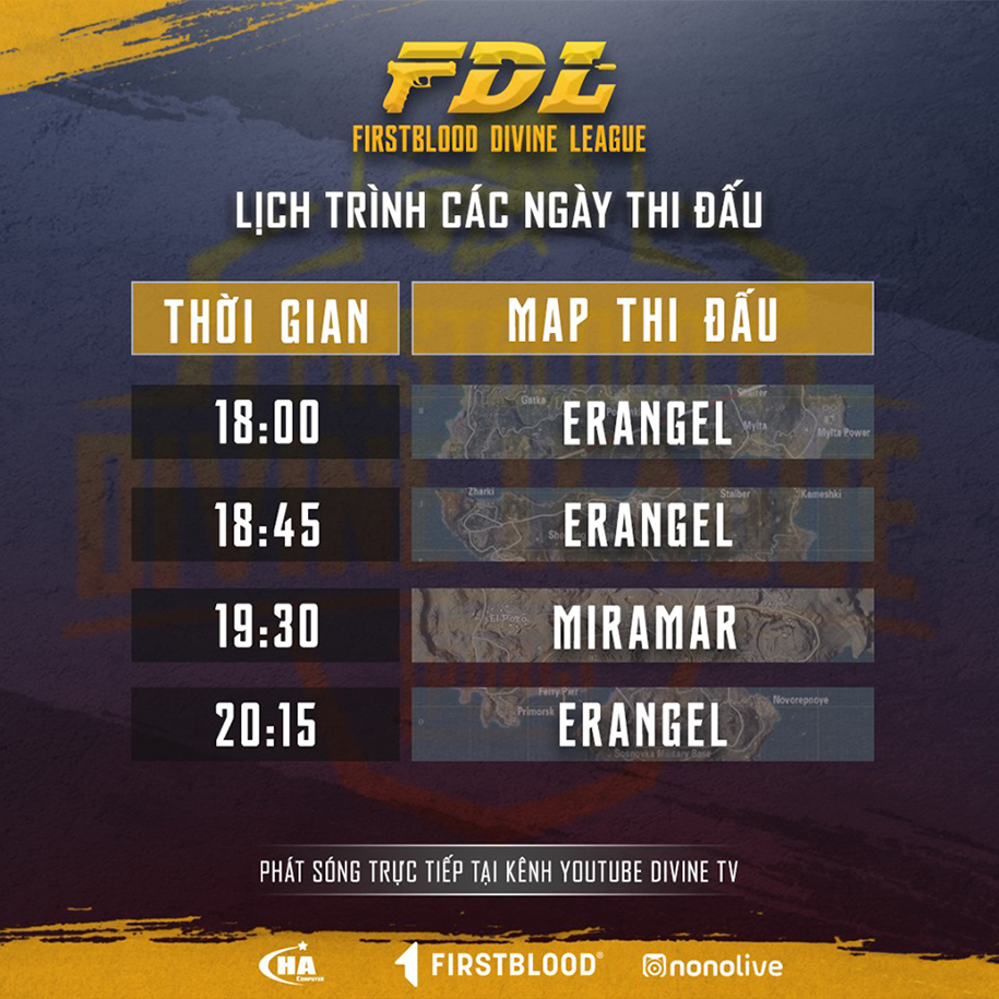 Trực tiếp FirstBlood Divine League 2019 ngày 15/8 Trực tiếp FirstBlood Divine League 2019 ngày 15/8
