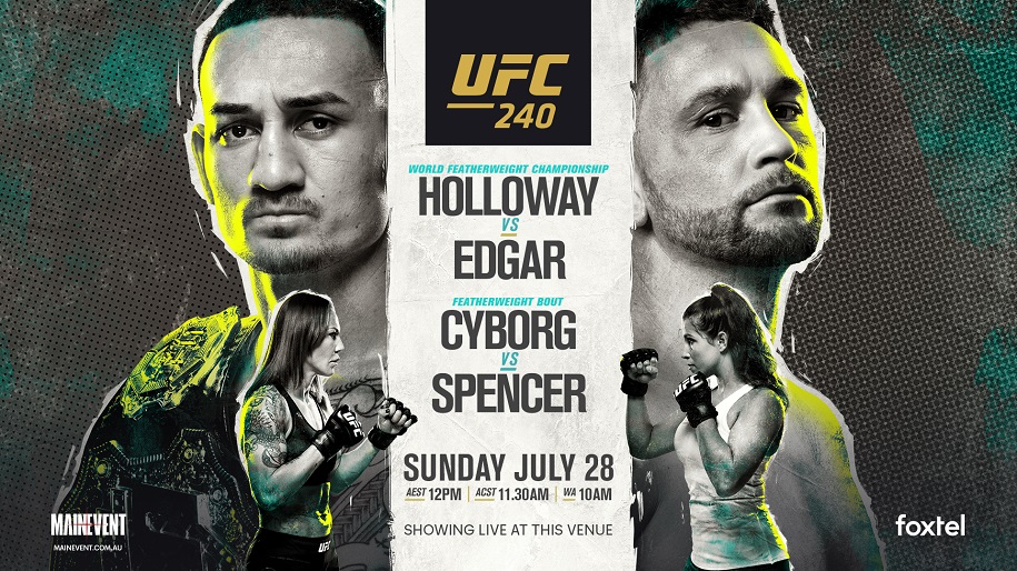 TRỰC TIẾP UFC 240: Max Holloway vs Frankie Edgar, 8h ngày 28/7