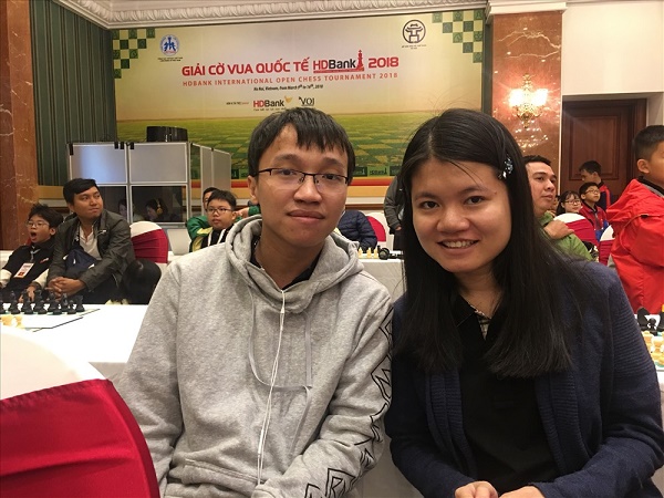 Vợ chồng Trường Sơn – Thảo Nguyên thi đấu tại Giải cờ vua đồng đội Trung Quốc 2019