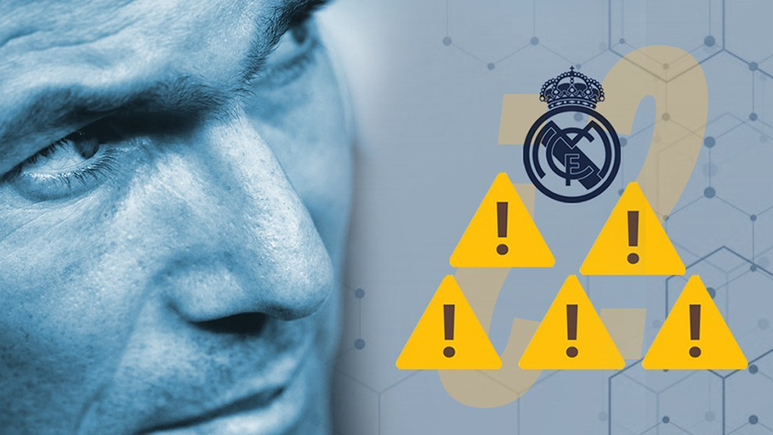 5 sai lầm có thể khiến HLV Zidane mất việc ở Real Madrid