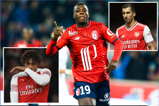 Nicolas Pepe với số liệu thống kê làm lu mờ Iwobi và Mkhitaryan ở Arsenal