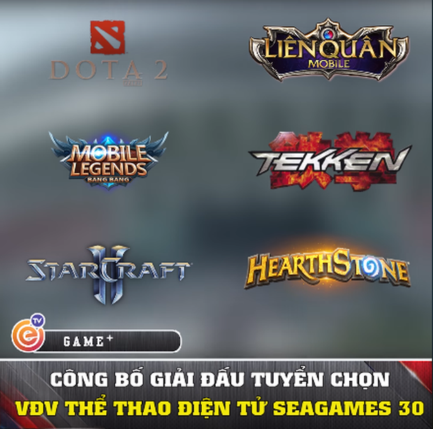 Công bố vòng tuyển chọn VĐV Esports cho SEA Games 30 Công bố vòng tuyển chọn VĐV Esports cho SEA Games 30