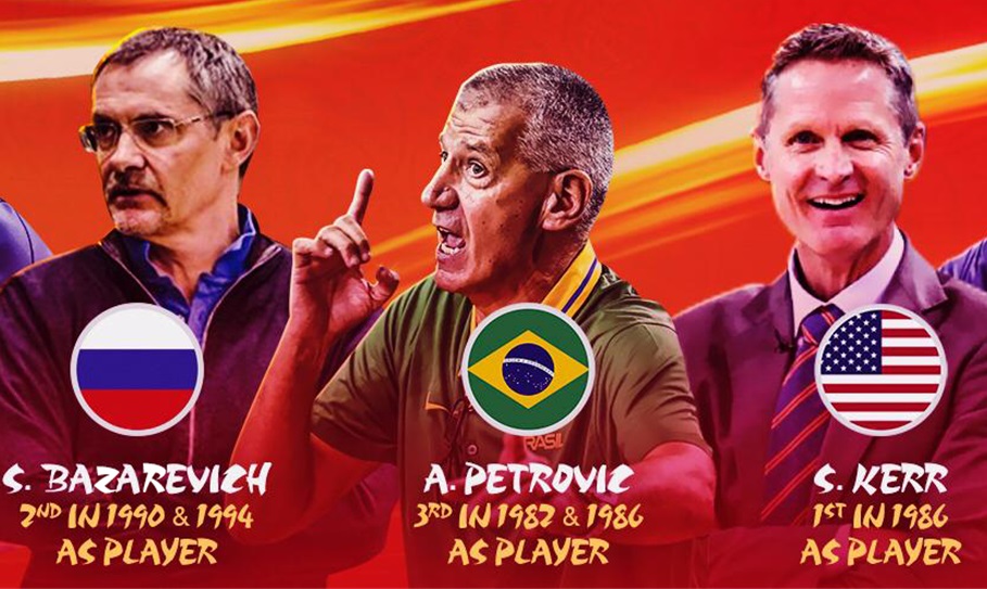 Những HLV FIBA World Cup 2019 và sự nghiệp cầu thủ lừng lẫy