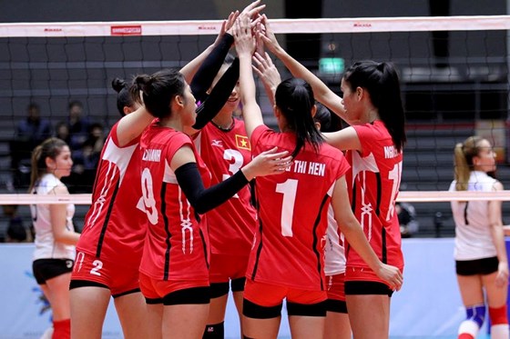 Giải bóng chuyền nữ VTV Cup 2019: Việt Nam khởi đầu thuận lợi Giải bóng chuyền nữ VTV Cup 2019: Việt Nam khởi đầu thuận lợi