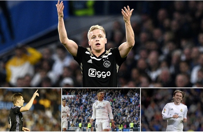 Mục tiêu Van de Beek ghi nhiều bàn hơn cả 3 tiền vệ Real Madrid
