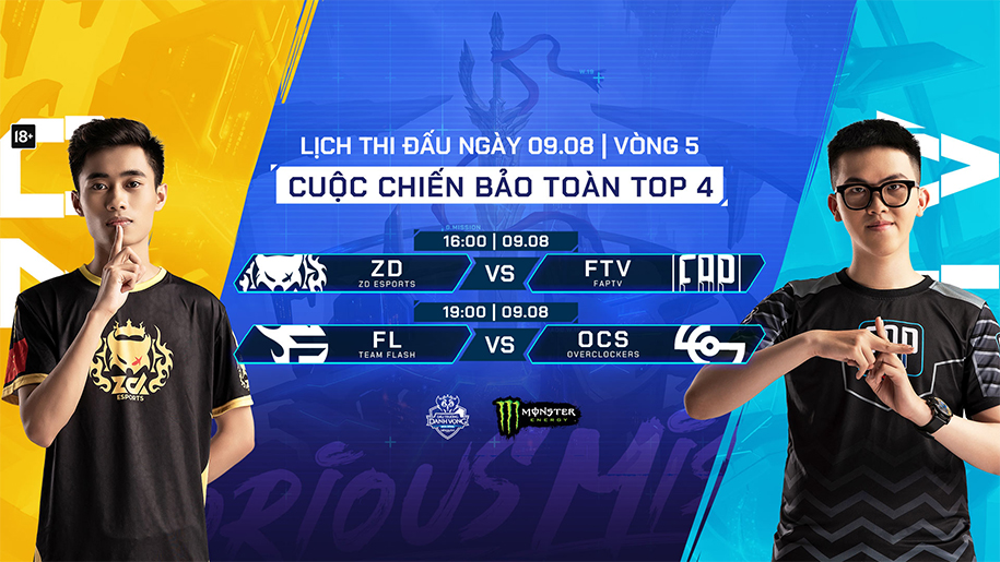 Trực tiếp Đấu Trường Danh Vọng Mùa Đông 2019 ngày 9/8