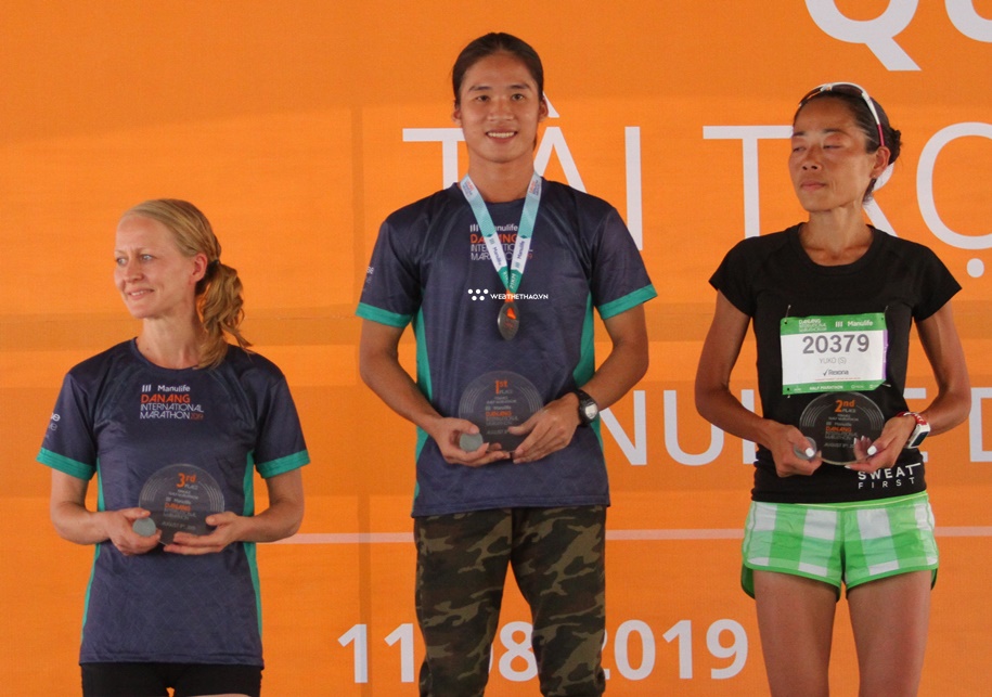 Ngắm dung nhan của nhà vô địch nữ 21km Danang International Marathon 2019