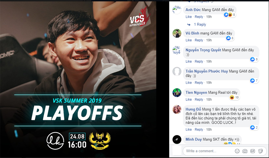 GAM chọn LK làm đối thủ ở vòng Playoff vì bị cà khịa?