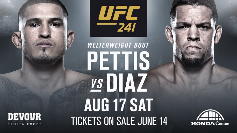 Nhận định Anthony Pettis vs Nate Diaz tại UFC 241 on ESPN+ (09h00, 18/8)