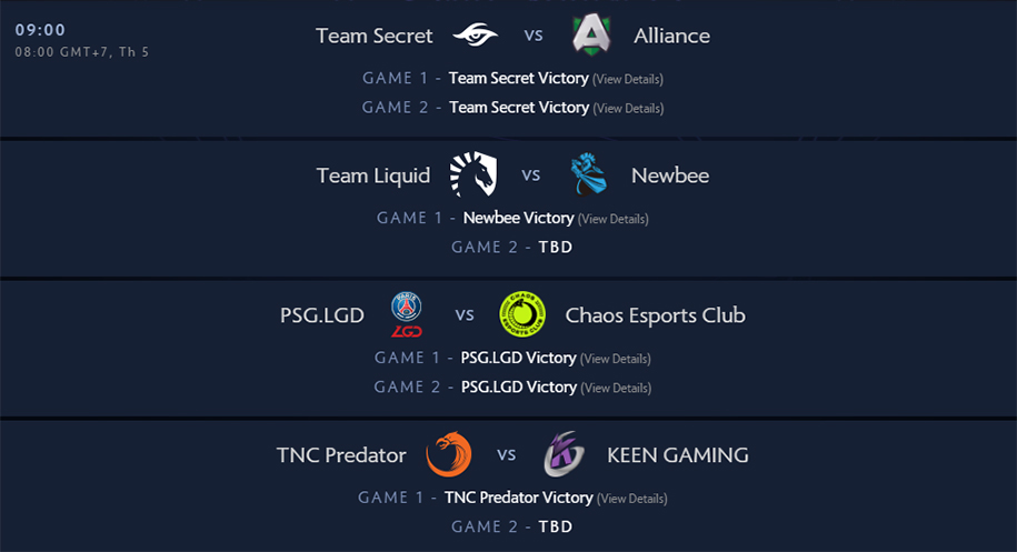 Trực tiếp Dota 2 The Interntional 2019 vòng bảng ngày 1