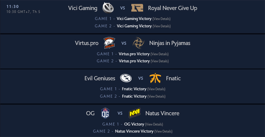 Trực tiếp Dota 2 The Interntional 2019 vòng bảng ngày 1