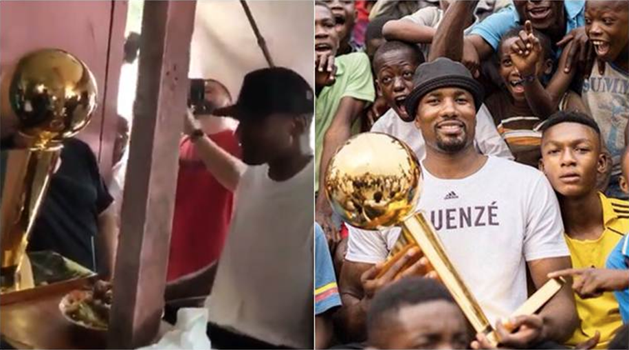 Thời thế đổi thay, Serge Ibaka trở lại nơi anh từng phải xin đồ ăn thừa mỗi ngày