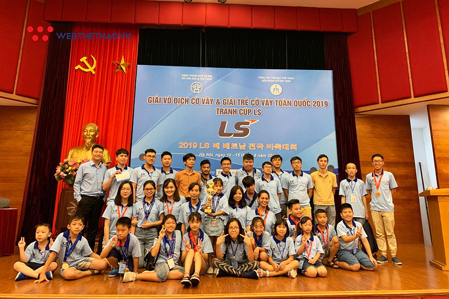 TPHCM nhất toàn đoàn Giải Vô địch cờ vây, cờ vây trẻ toàn quốc 2019