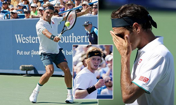 Giải quần vợt Cincinnati Masters: Federer thua tay vợt phải vượt qua vòng loại