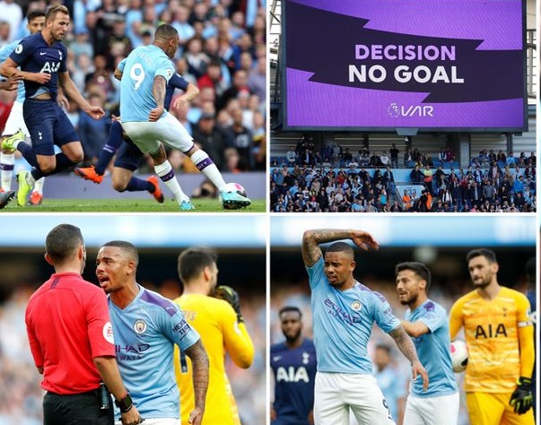Man City 2 lần chịu nghiệt ngã vì VAR trước Tottenham trong 4 tháng thế nào?