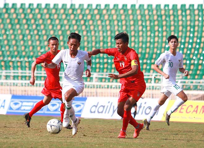 Nhận định U18 Indonesia vs U18 Myanmar 16h30, 19/08 (Tranh hạng 3 U18 Đông Nam Á)