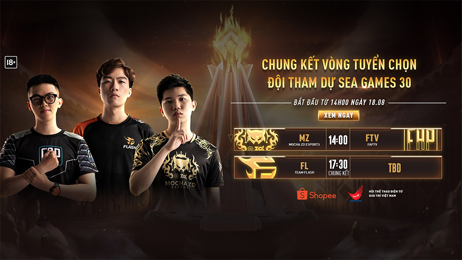 Trực tiếp Liên Quân Mobile: Chung kết vòng tuyển chọn tham dự SEA Games 30