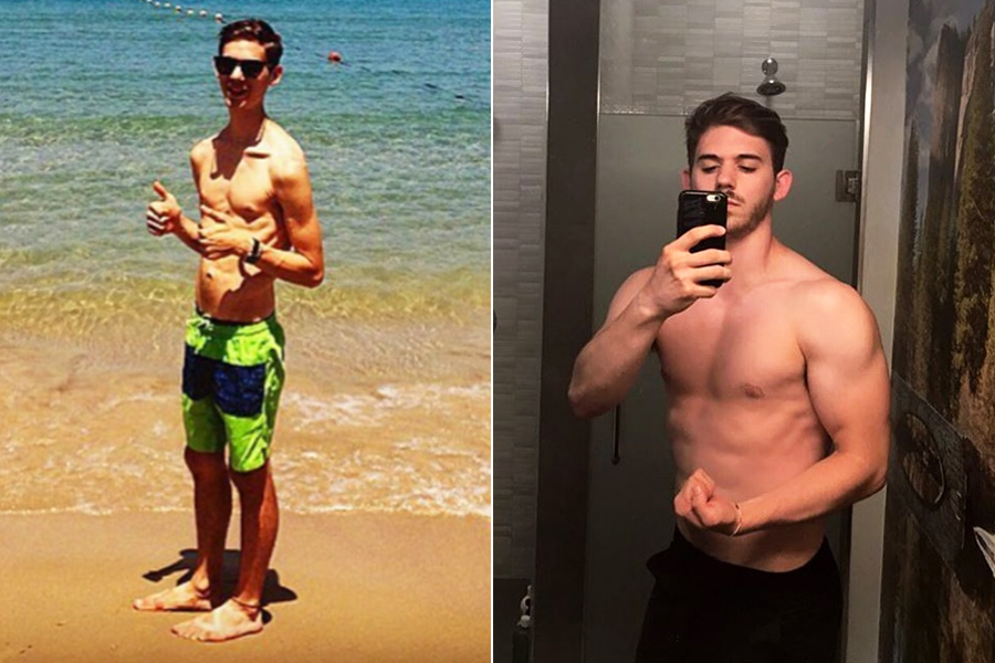 Bí quyết trở nên cơ bắp cuồn cuộn, bụng 6 múi của chàng trai 47kg