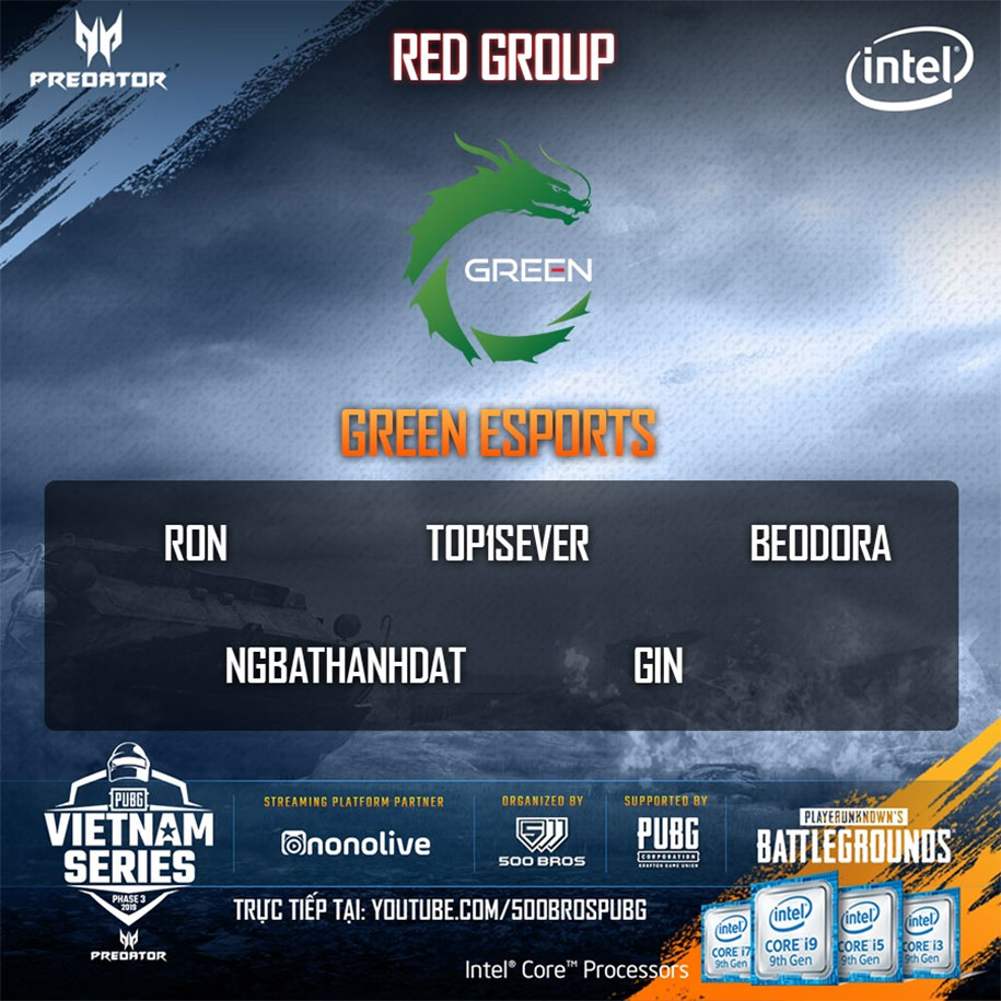 Trực tiếp Predator PUBG Vietnam Series Phase 3 - Vòng Contender ngày 20/8 Trực tiếp Predator PUBG Vietnam Series Phase 3 - Vòng Contender ngày 20/8
