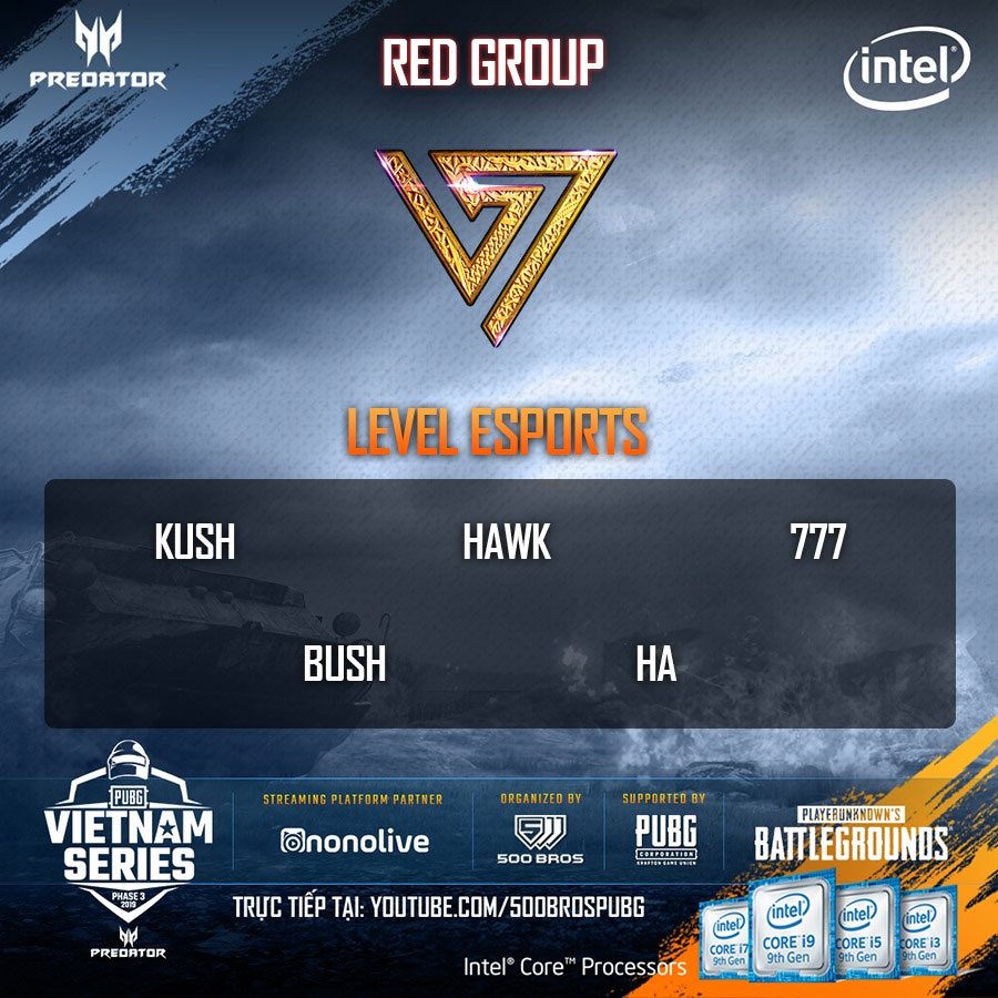 Trực tiếp Predator PUBG Vietnam Series Phase 3 - Vòng Contender ngày 20/8 Trực tiếp Predator PUBG Vietnam Series Phase 3 - Vòng Contender ngày 20/8