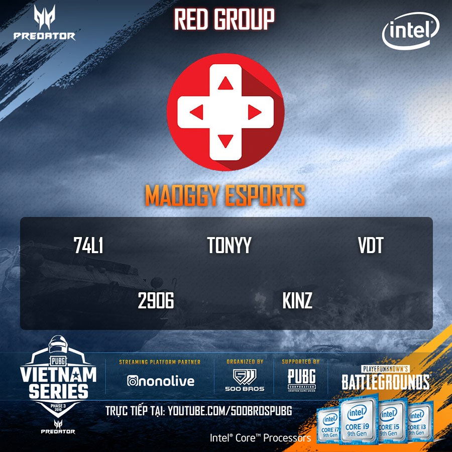 Trực tiếp Predator PUBG Vietnam Series Phase 3 - Vòng Contender ngày 20/8 Trực tiếp Predator PUBG Vietnam Series Phase 3 - Vòng Contender ngày 20/8