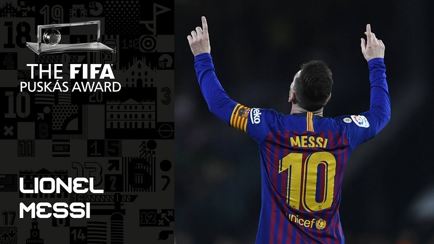 Messi lập kỷ lục đề cử cho giải thưởng Puskas chưa bao giờ chiến thắng
