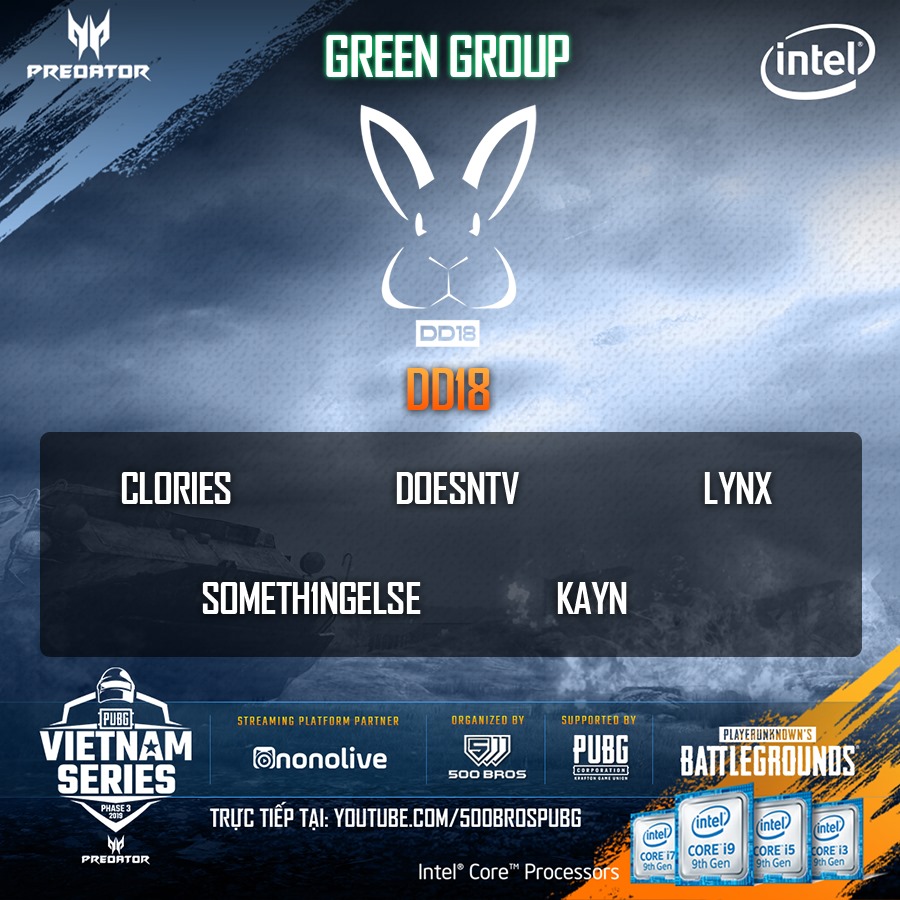Trực tiếp Predator PUBG Vietnam Series Phase 3 - Vòng Contender ngày 21/8 Trực tiếp Predator PUBG Vietnam Series Phase 3 - Vòng Contender ngày 21/8