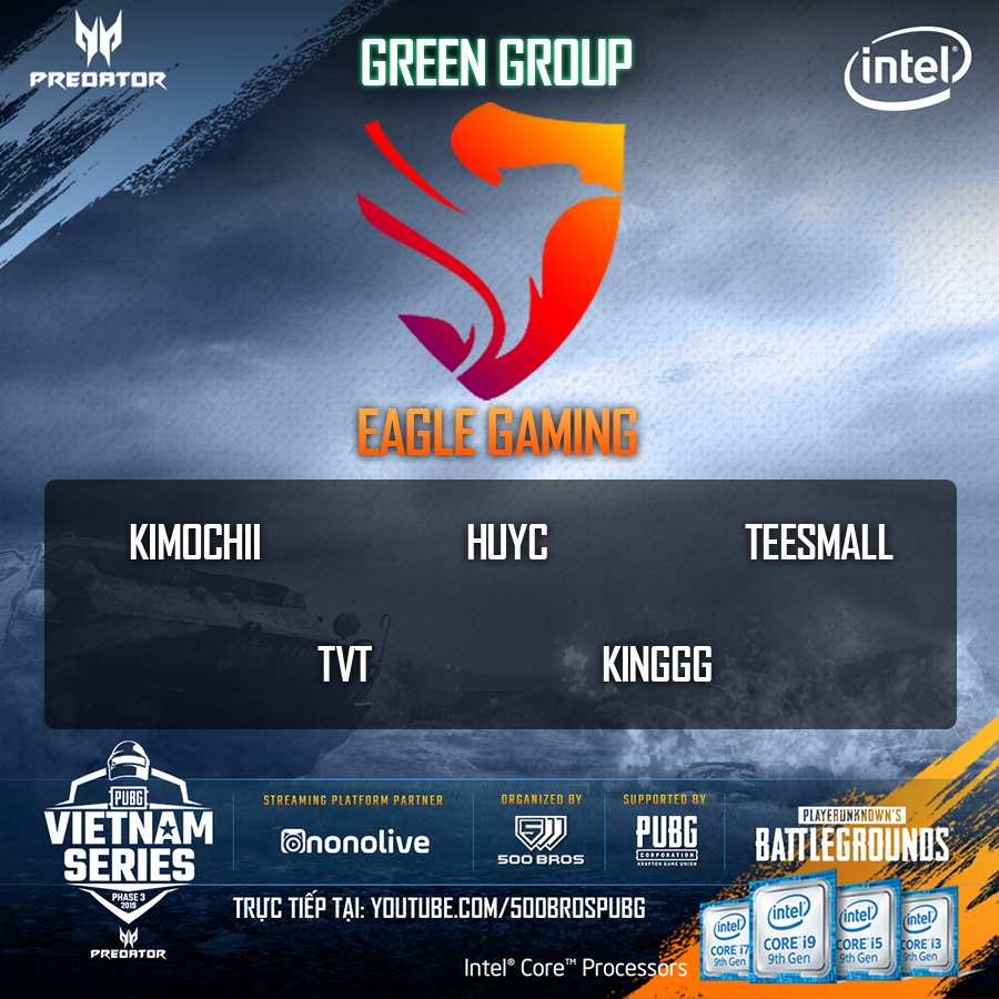 Trực tiếp Predator PUBG Vietnam Series Phase 3 - Vòng Contender ngày 21/8 Trực tiếp Predator PUBG Vietnam Series Phase 3 - Vòng Contender ngày 21/8
