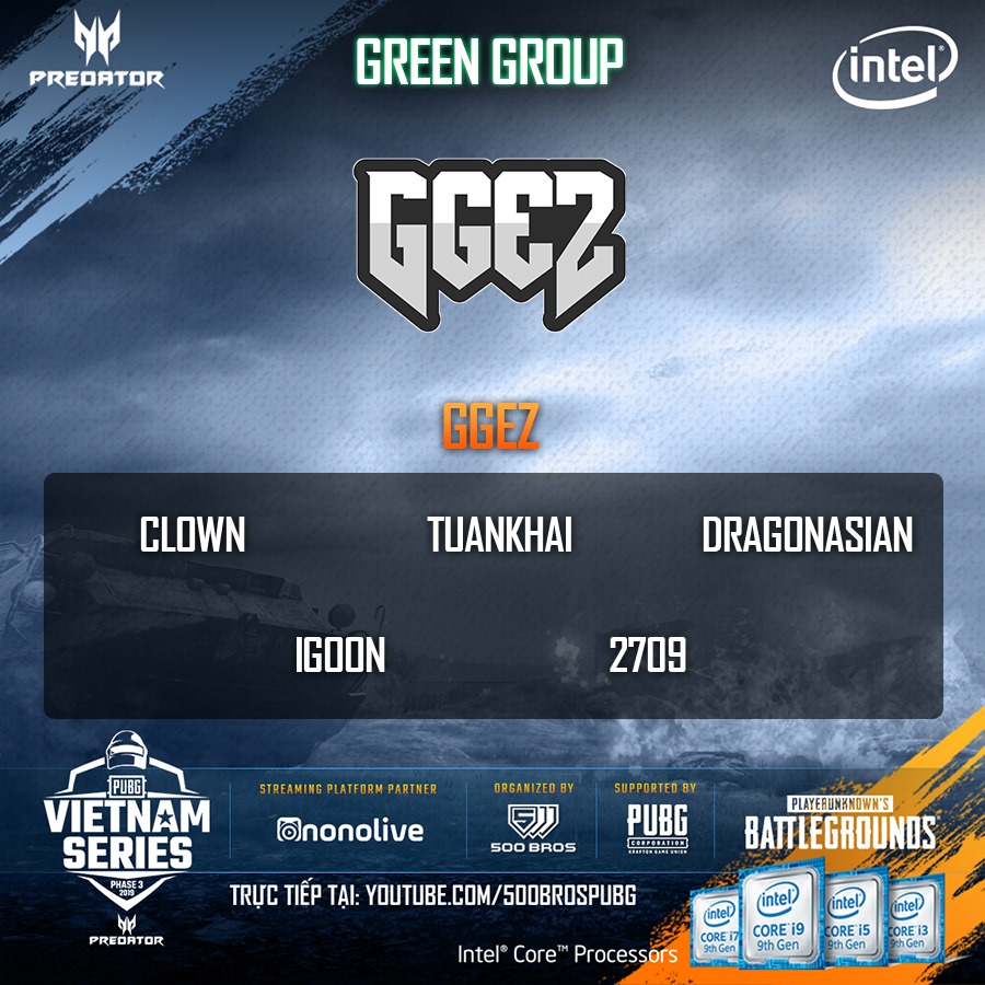 Trực tiếp Predator PUBG Vietnam Series Phase 3 - Vòng Contender ngày 21/8 Trực tiếp Predator PUBG Vietnam Series Phase 3 - Vòng Contender ngày 21/8