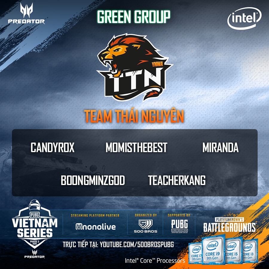 Trực tiếp Predator PUBG Vietnam Series Phase 3 - Vòng Contender ngày 21/8 Trực tiếp Predator PUBG Vietnam Series Phase 3 - Vòng Contender ngày 21/8
