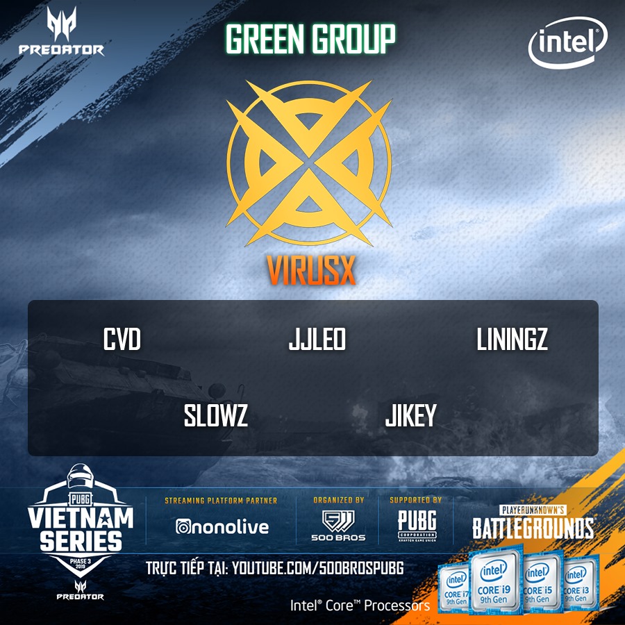 Trực tiếp Predator PUBG Vietnam Series Phase 3 - Vòng Contender ngày 21/8 Trực tiếp Predator PUBG Vietnam Series Phase 3 - Vòng Contender ngày 21/8