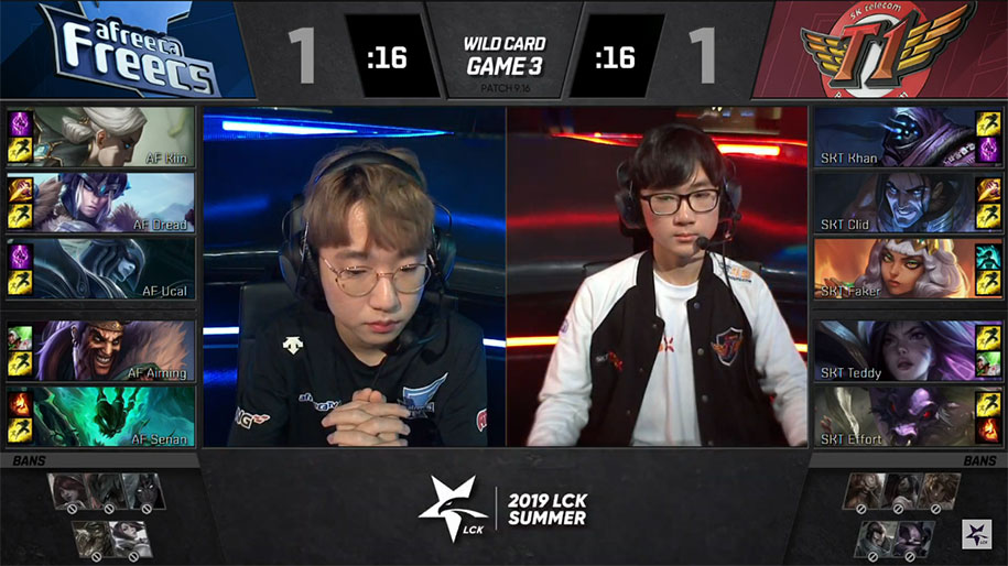 Playoffs LCK Mùa Hè 2019: SKT nhọc nhắn đánh bại AF nhờ Faker