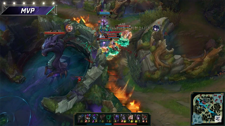 Playoffs LCK Mùa Hè 2019: SKT nhọc nhắn đánh bại AF nhờ Faker
