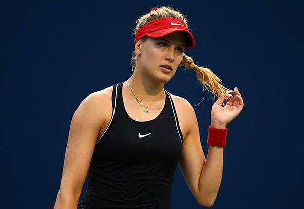 Giải quần vợt US Open: Người đẹp Eugenie Bouchard đang quá "đen"