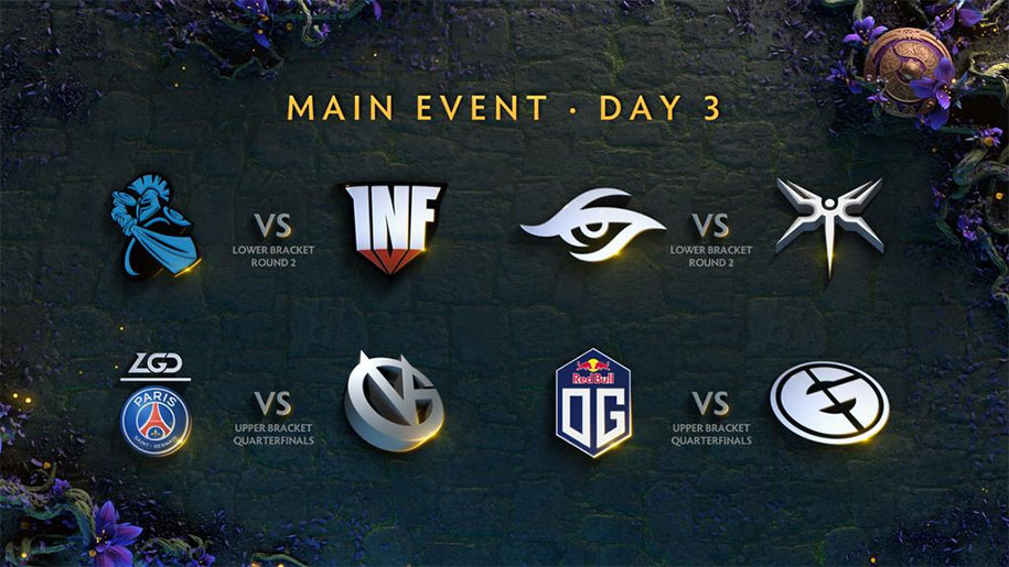 Trực tiếp Dota 2 TI9 Main Event ngày 3: Team Secret vs Evil Geniuses Trực tiếp Dota 2 TI9 Main Event ngày 3: Team Secret vs Evil Geniuses