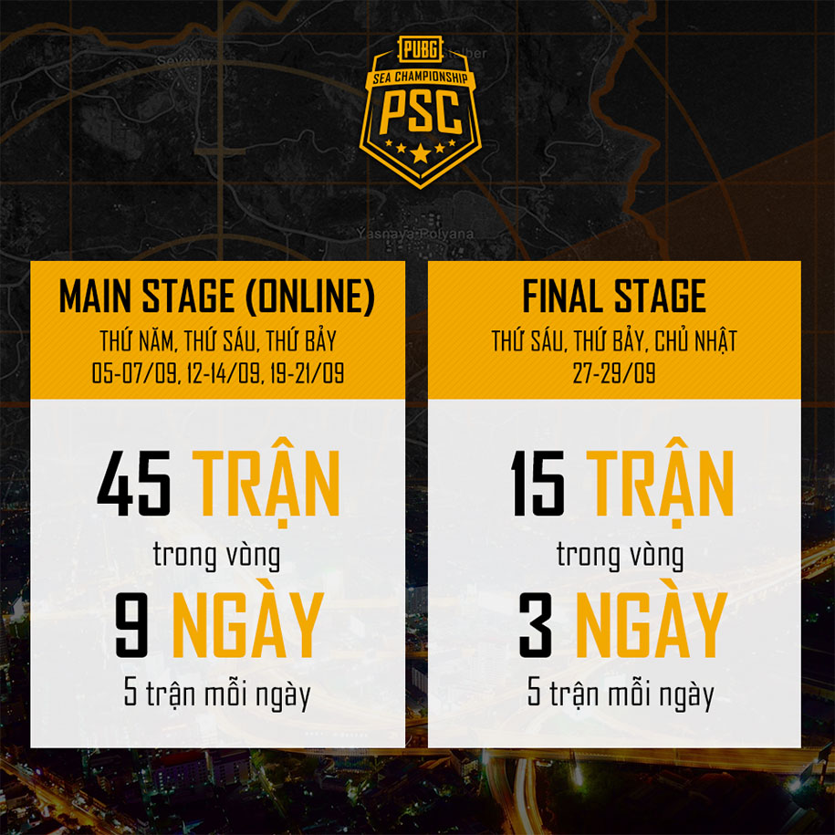 PUBG SEA Championship chuẩn bị khởi tranh Phase 3 PUBG SEA Championship chuẩn bị khởi tranh Phase 3