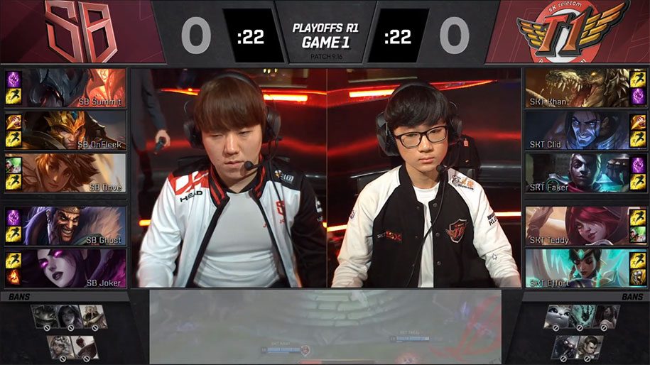Kết quả Playoffs LCK Mùa Hè 2019: SKT hủy diệt SB Kết quả Playoffs LCK Mùa Hè 2019: SKT hủy diệt SB